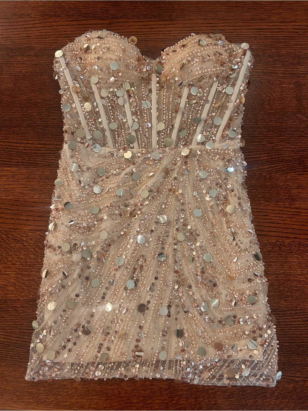 Gold Homecoming Dress